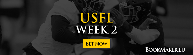 USFL Week 2 Betting Online